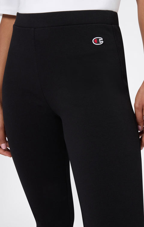 Champion pantalone sportivo Leggings Elasticizzato Interno Felpato Icons 117567-KK001 nero