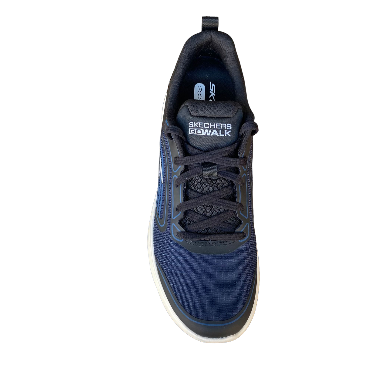 Skechers scarpa sportiva per il tempo libero Go Walk Massage Fit Hidro 216412/NVBK blu-nero