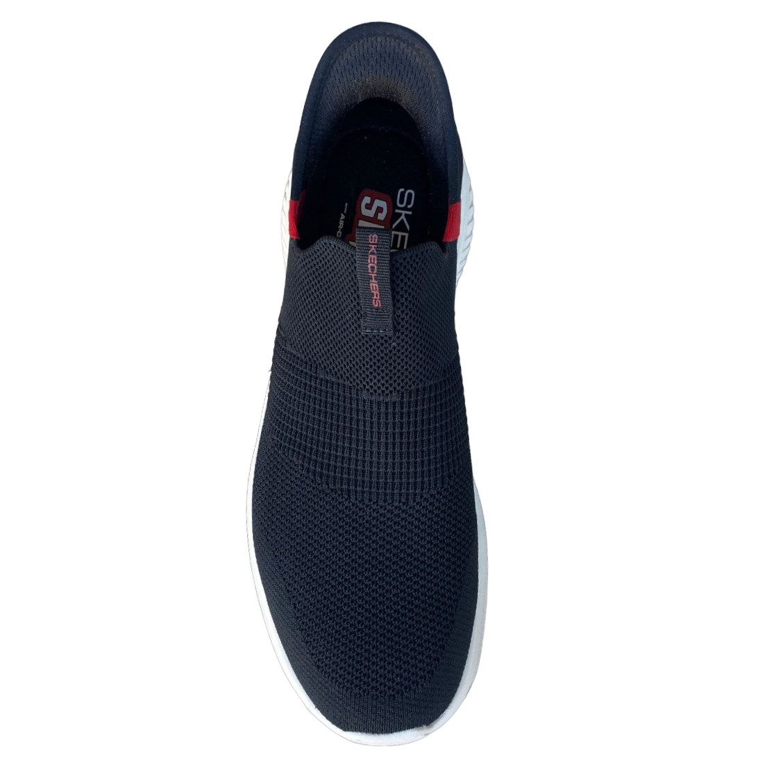 Skechers scarpa sneakers da uomo Ultra Flex 3.0 Viewpoint 232451/BKRD nero-rosso