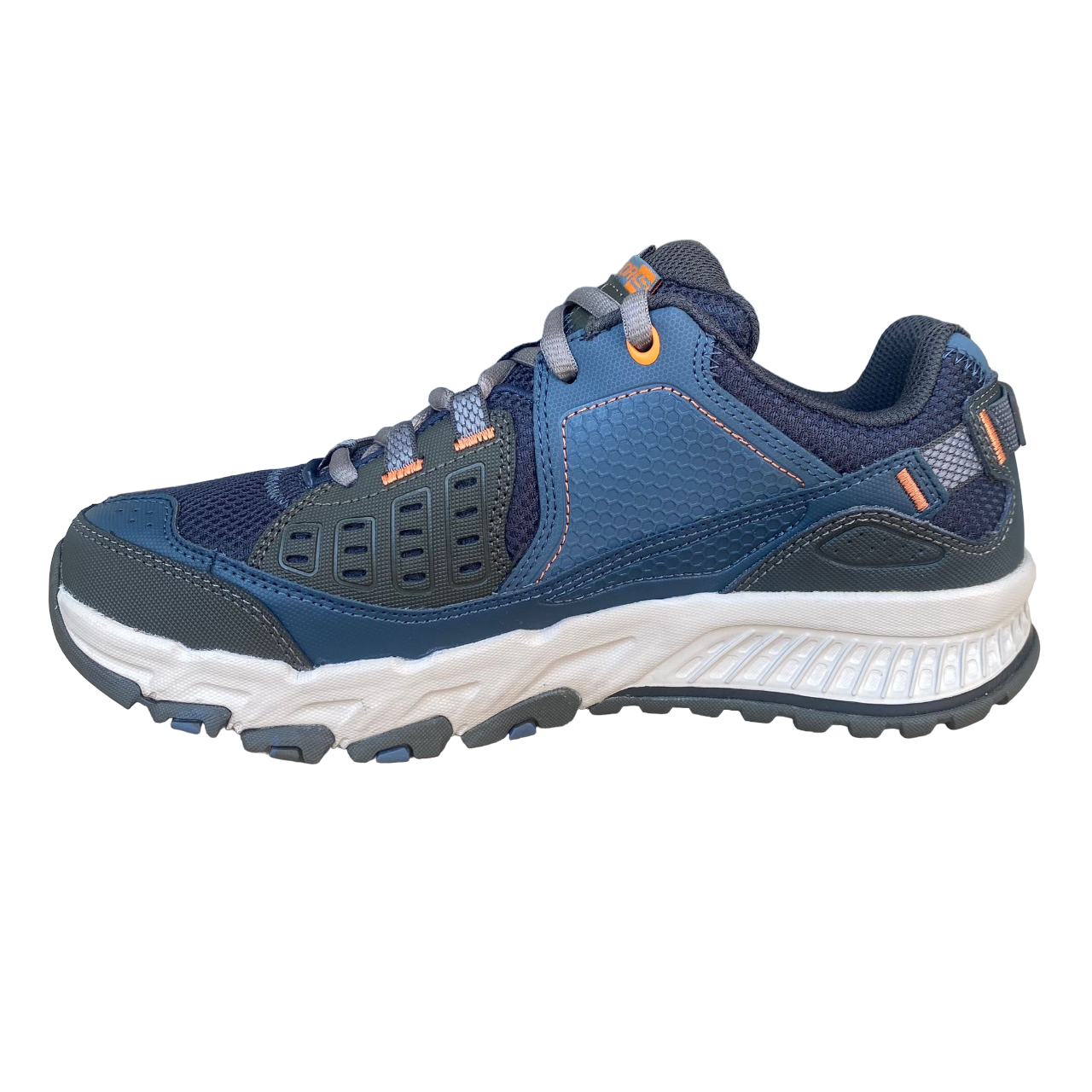 Skechers scarpa da outdoor da uomo Arch Fit Escape Plan 237545/NVOR blu-arancio