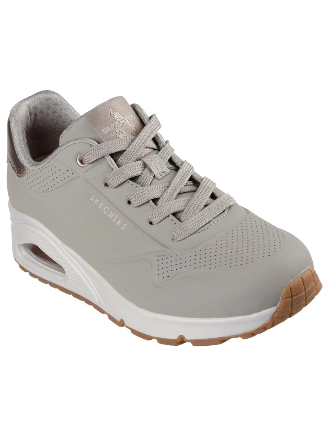 Skechers scarpa sneakers da donna Uno Golden Air 177094/TPE tortora