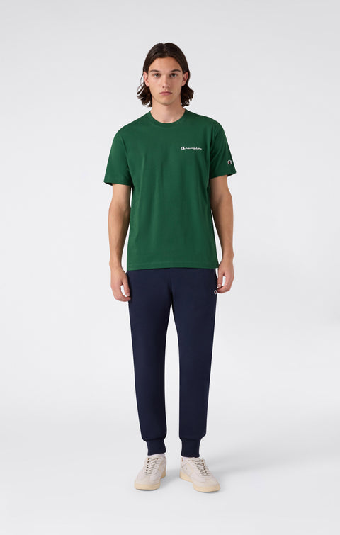 Champion pantalone sportivo felpato da uomo Jogger Slim Fit con Polsino 220299-BS501 blu