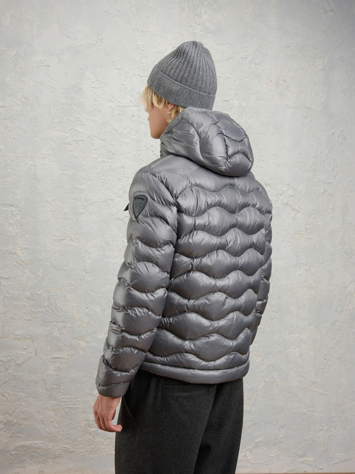 Blauer Piumino trapuntato con tasca petto Bryant 26SBLUC02182-005958 920BW grigio