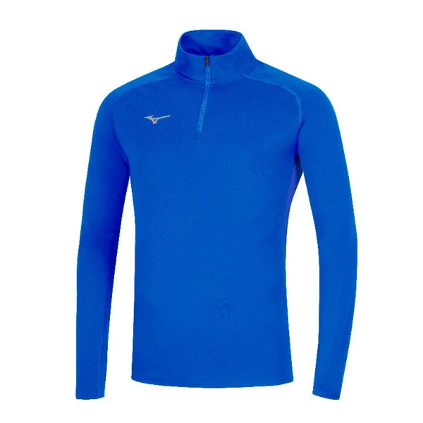 Mizuno maglia running da uomo Team Warmer Top U2ECB560 22 azzurra