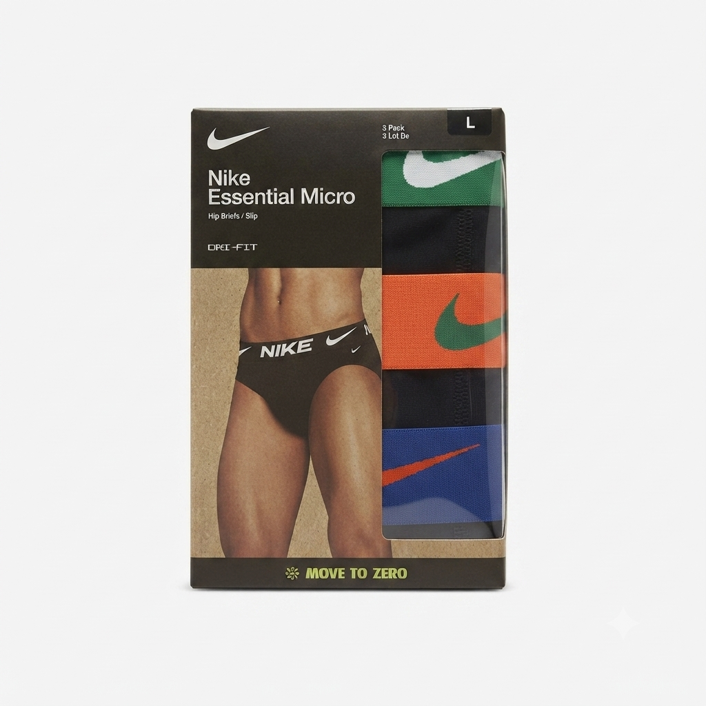 Nike confezione da 3 paia di Slip Essential Micro KE1155-EXQ