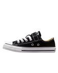 Converse scarpa sneaker da ragazzi con laccio elastico e velcro Chuck Taylor All Star 372881C nero bianco