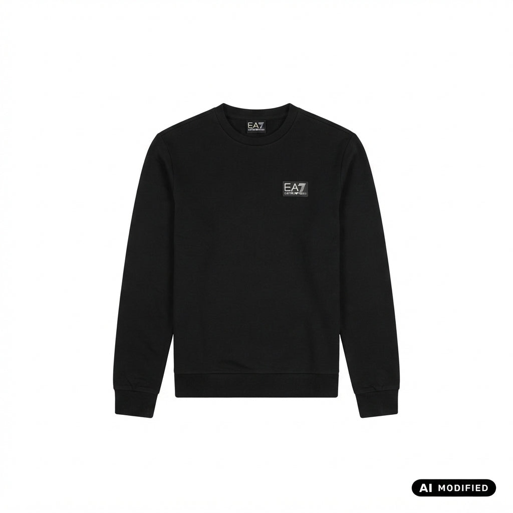 EA7 ARMANI Felpa girocollo da uomo 7M002231 AF21822 UC001 nero