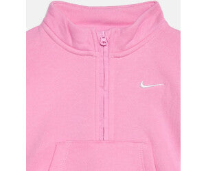 Nike tuta sportiva infant Felpa Fleece 1/4 zip pantalone largo 36P242-AAH rosa