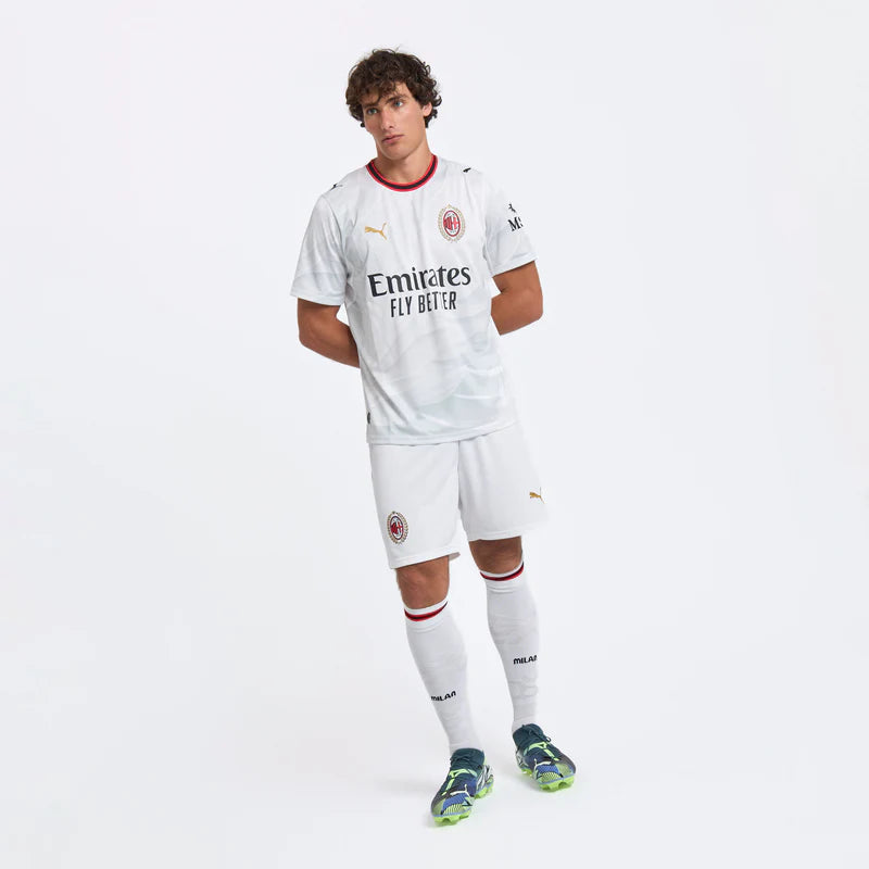 Puma maglia da calcio uomo Milan ACM Away Jersey Replica 784130-02 bianca