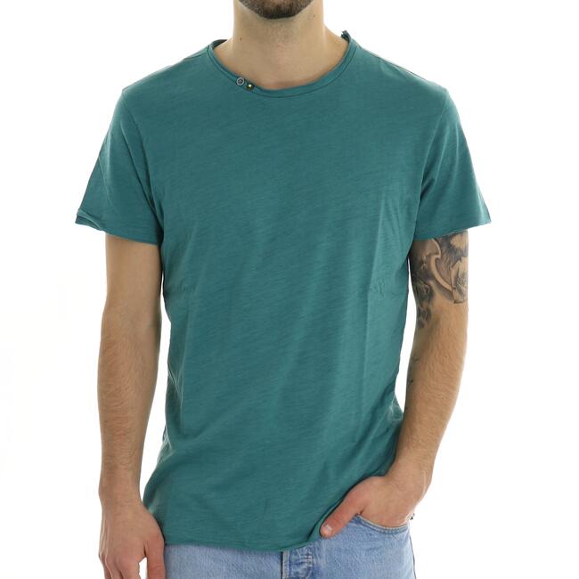 Trez t-shirt da uomo manica corta Topo 6-JSB3 M46492 302 verde