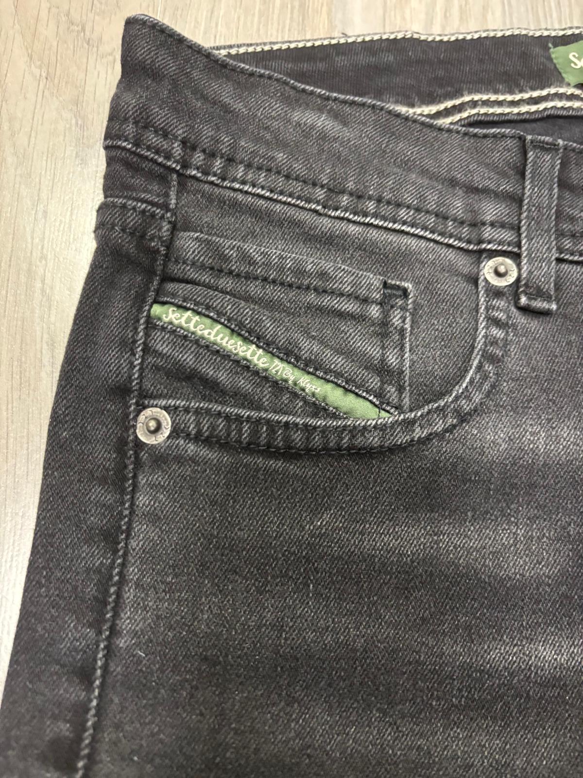 Setteduesette by Klixs pantalone jeans uomo Mike 01154MV slavato nero