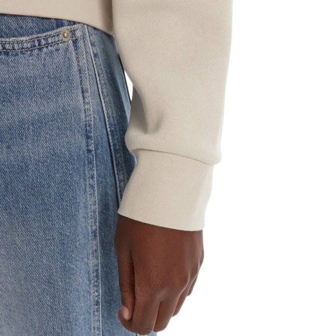 Adidas Felpa Essentials Small Logo Feelcozy JI6069 Beige