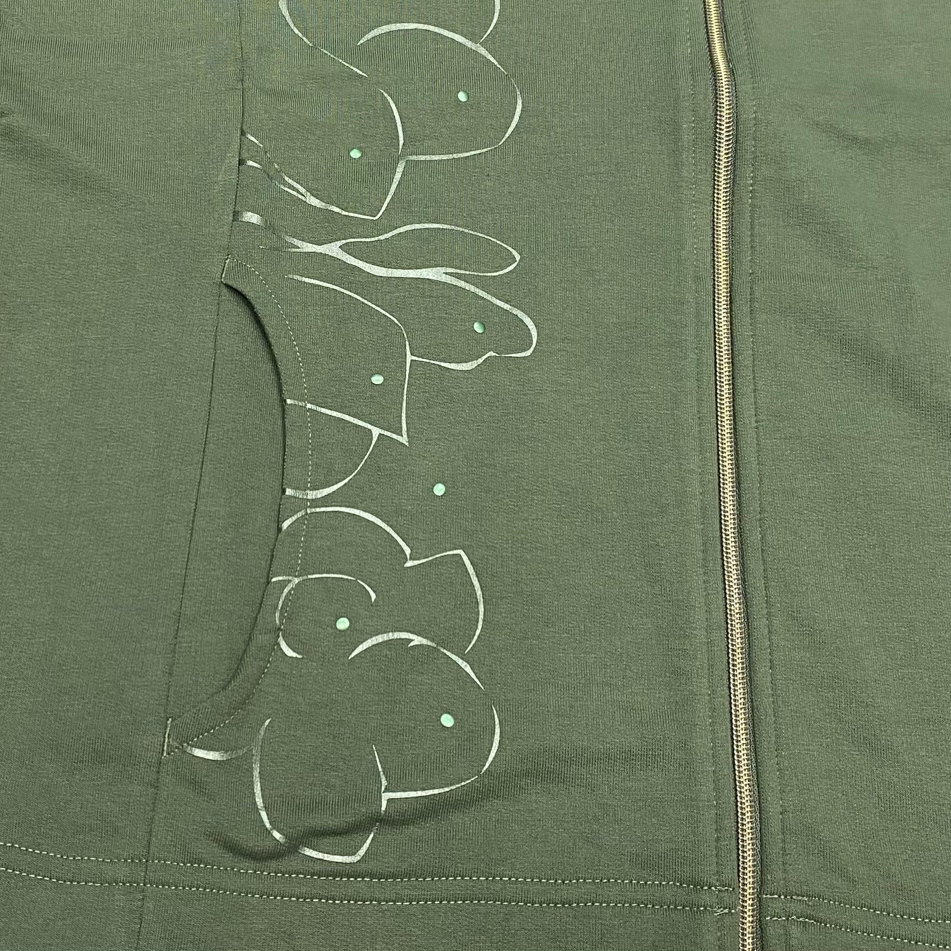 Lotto tuta sportiva da donna in cotone Lynda 222293 D7Q verde-grigio