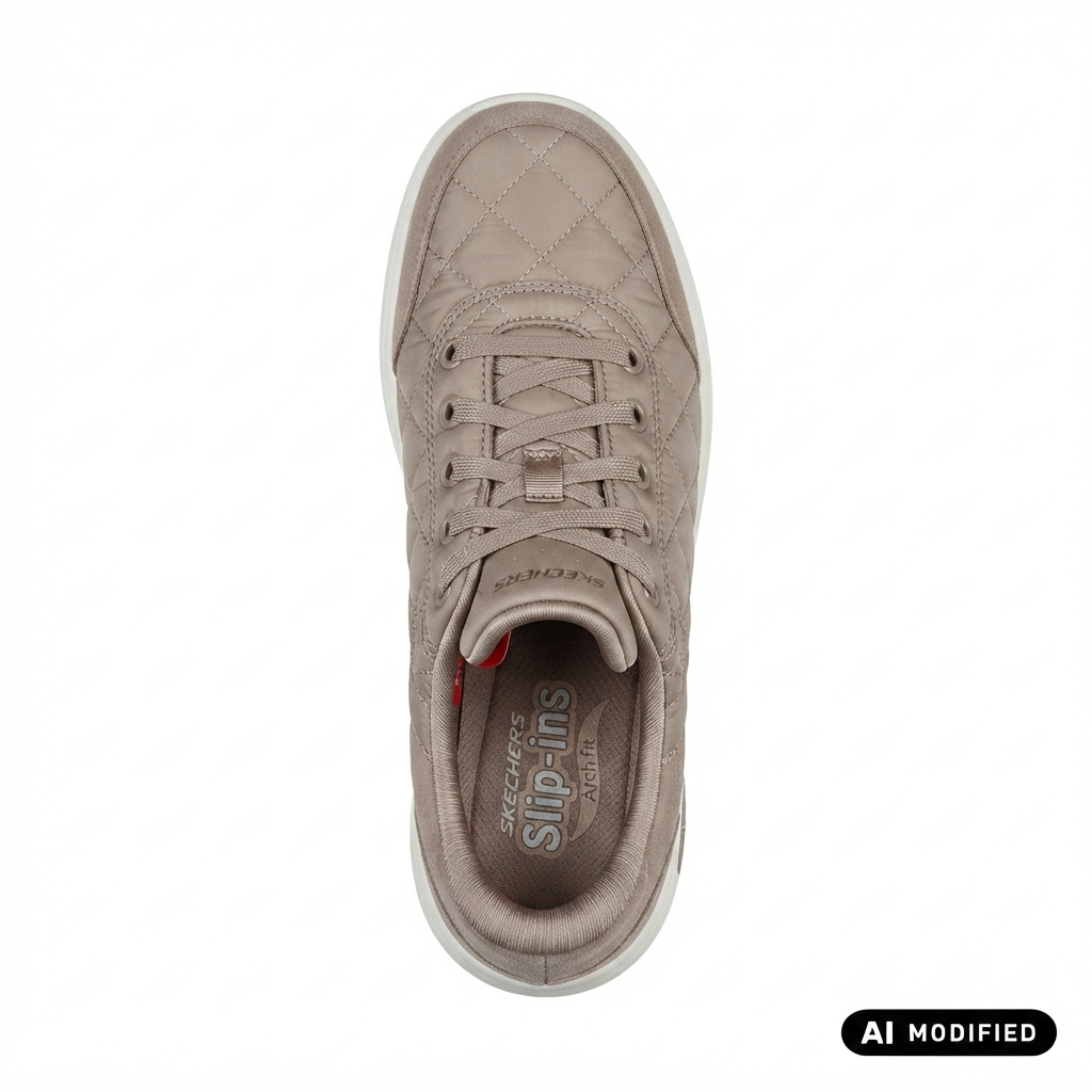 Skechers sneakers da donna Slip-ins Arch Fit Arcade Cozy Fit Cuddle Steps 177209/TPE tortora