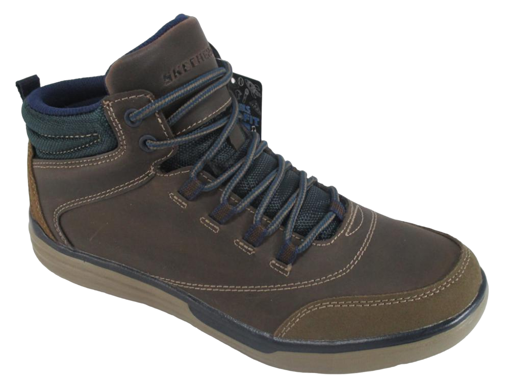 Skechers scarpa casual da bambino Direct Pulse 93879L CHOC marrone