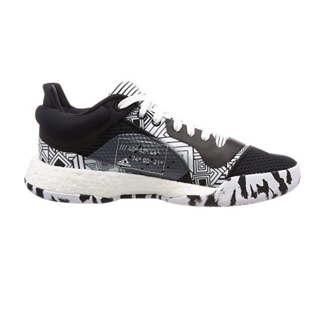 Adidas scarpa da pallavolo da uomo Marquee Boost Low F97281 nero-bianco