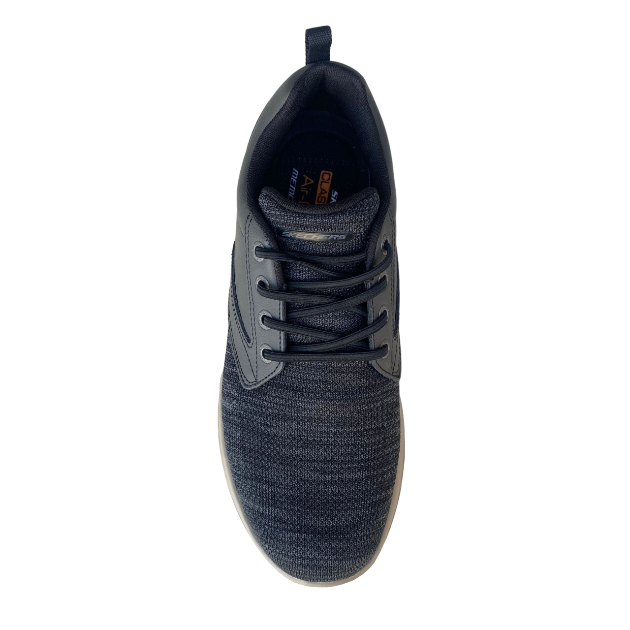 Skechers scarpa casual da uomo Delson Fonzo 65641 BLK black