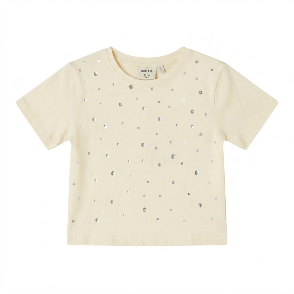name it T-shirt bimba manica corta 13254728 NMFFINA giallo
