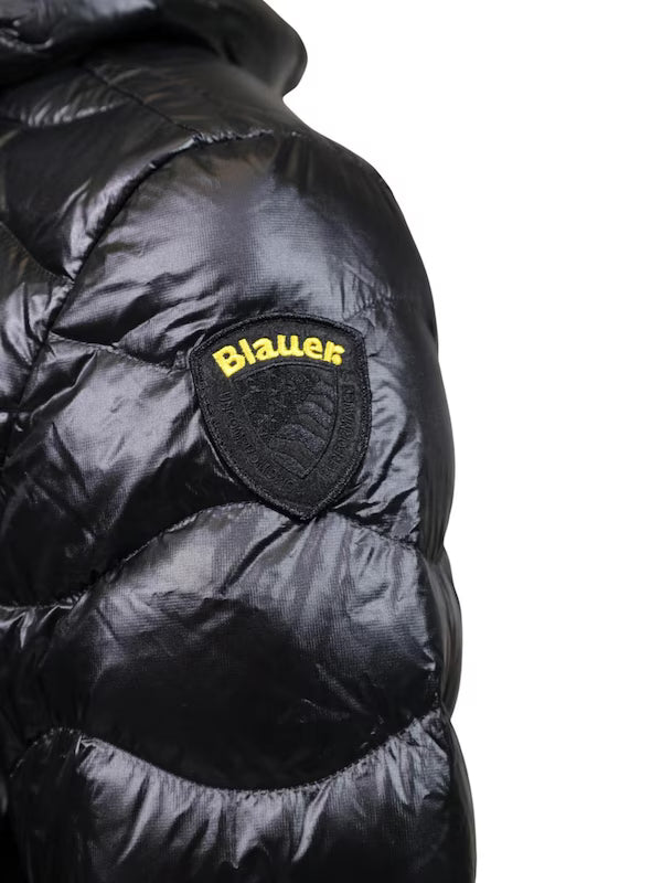 Blauer piumino corto da uomo Wave 26WBLUC03064 006355 999 nero