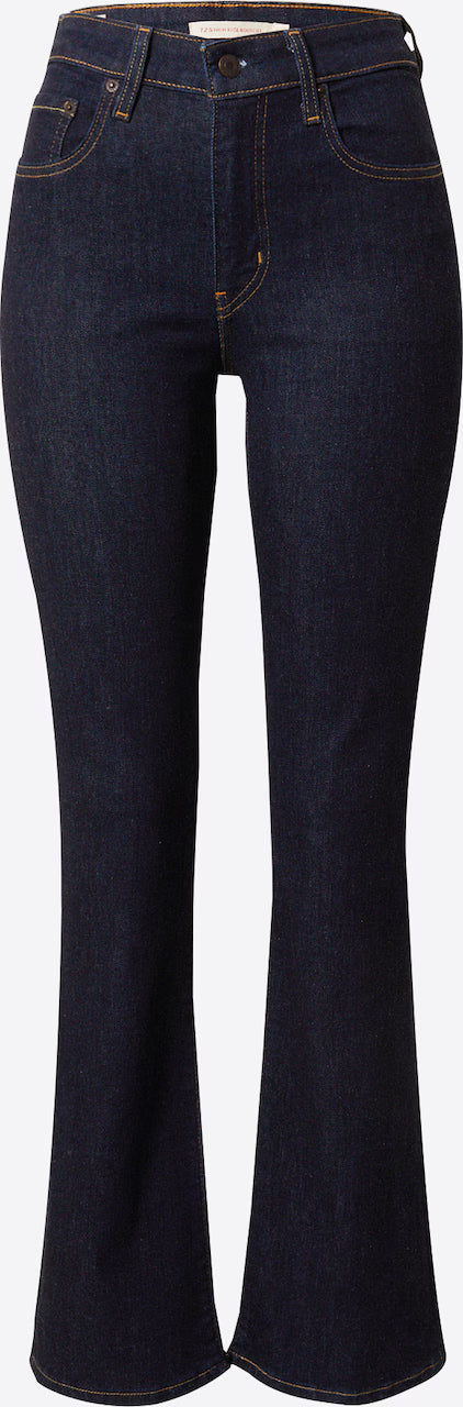 Levi's pantalone jeans donna 725 bootcut a vita alta blu