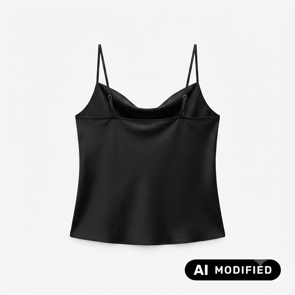 Griffai canotta casual da donna con scollo sciabo DGP7966 nero