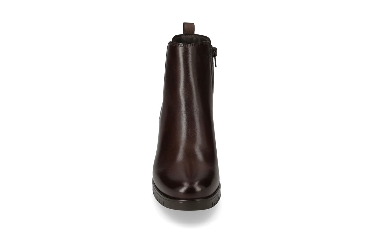 Valleverde stivaletto donna con elastico alla caviglia 47662 testa di moro