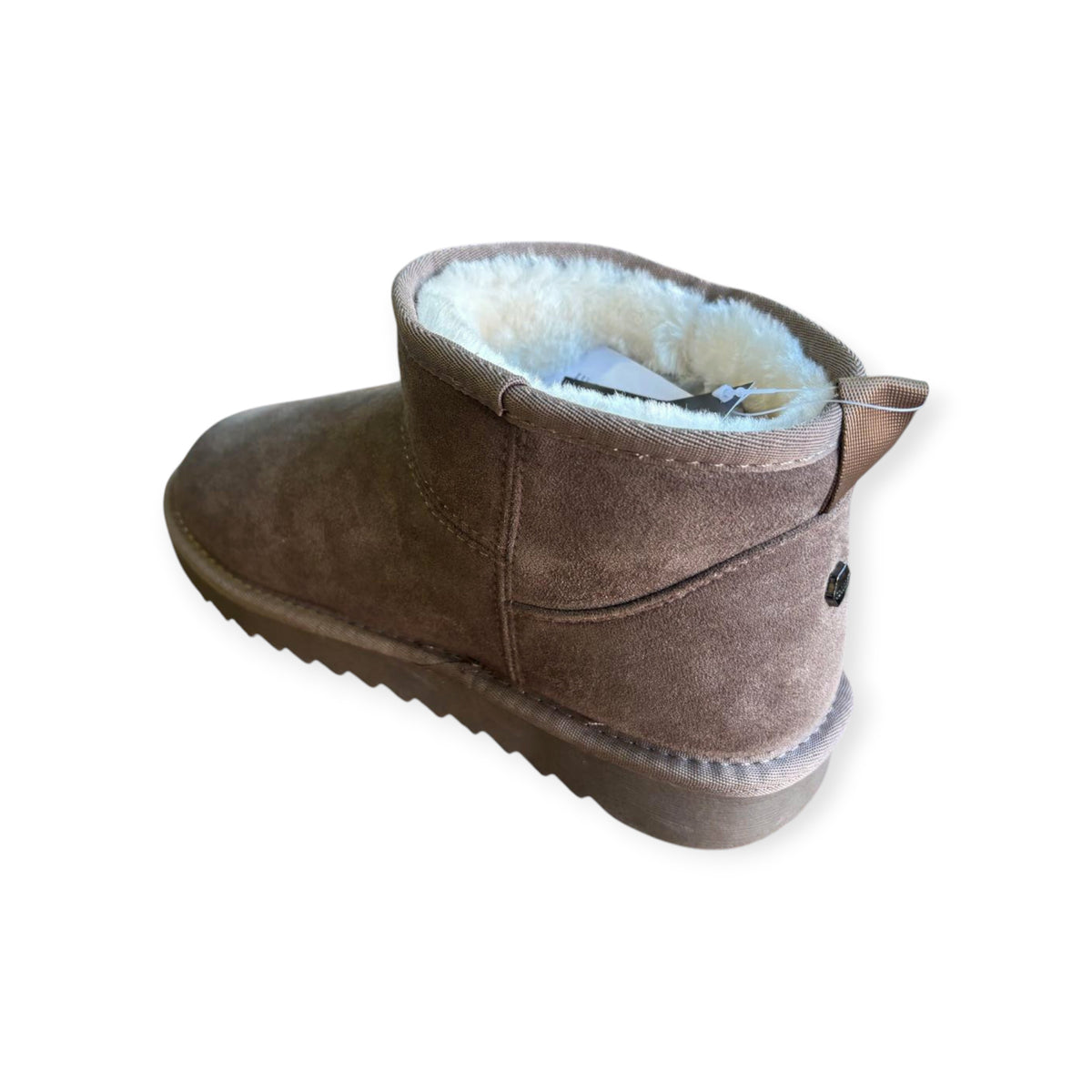 Cult stivaletto junior con pelliccia T770 tortora