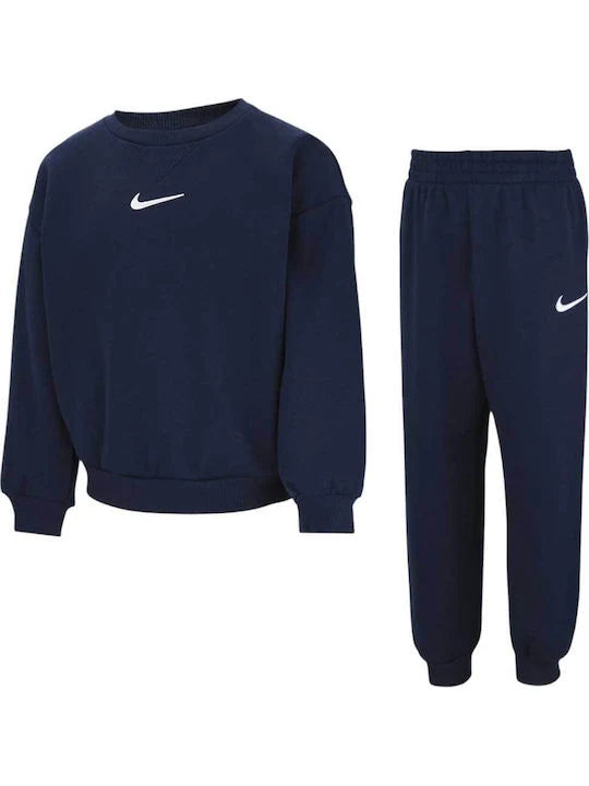 Nike tuta sportiva infant girocollo Essential Fleece 86M188-U90 blu