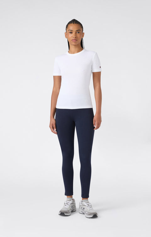 Champion pantalone sportivo Leggings Elasticizzato Interno Felpato Icons 117567-BS501 Blu
