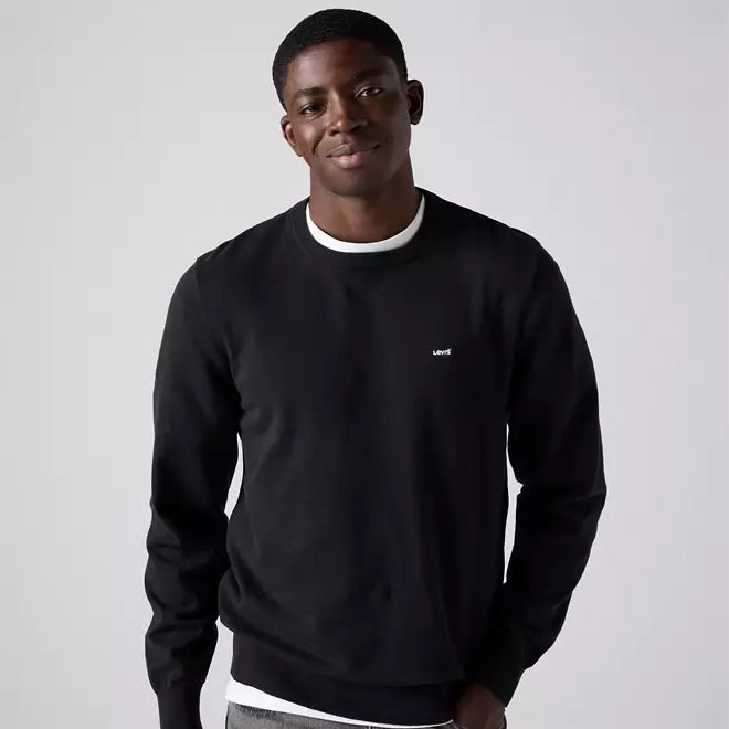 Levi's Maglia da uomo Housemark leggera A72070040 nera