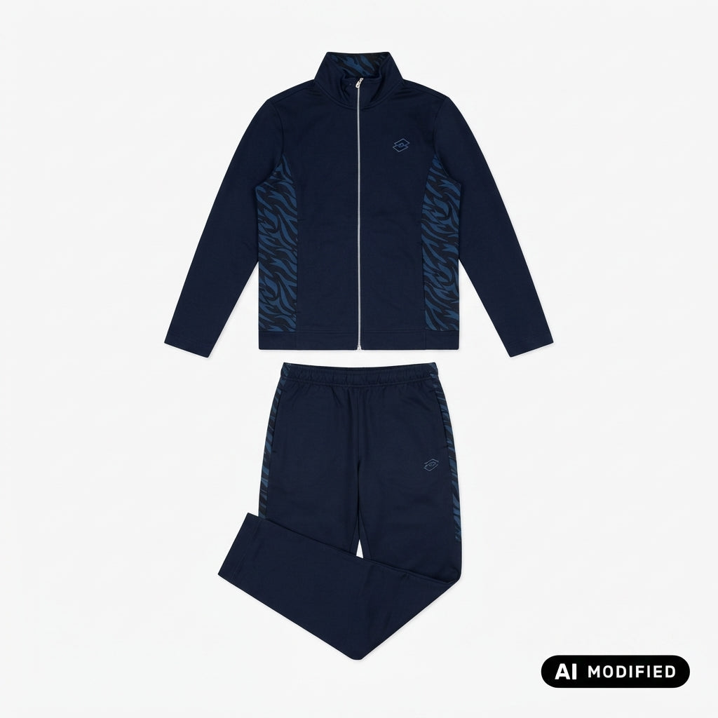 Lotto tuta sportiva felpata da donna Gal 222881 1C1 blu