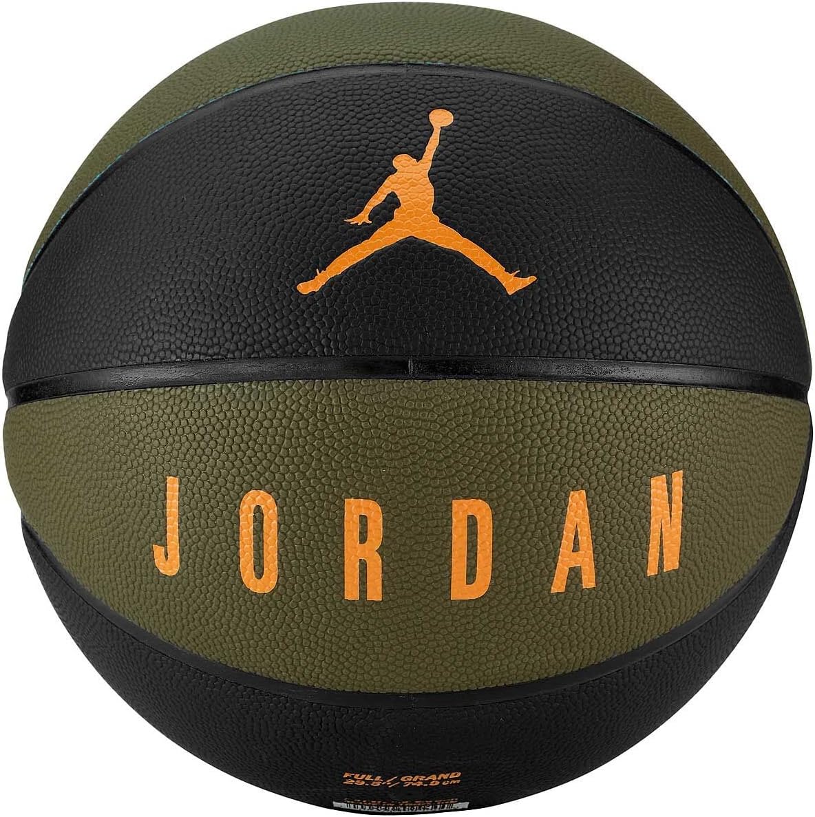 Jordan pallone da pallacanestro Ultimate verde-nero-arancio misura 7