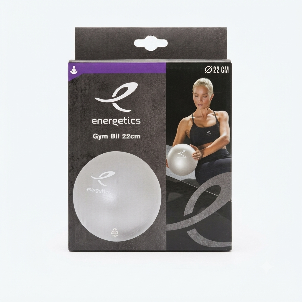 Energetics palla Gym da 22cm di diametro 148118-881 argento