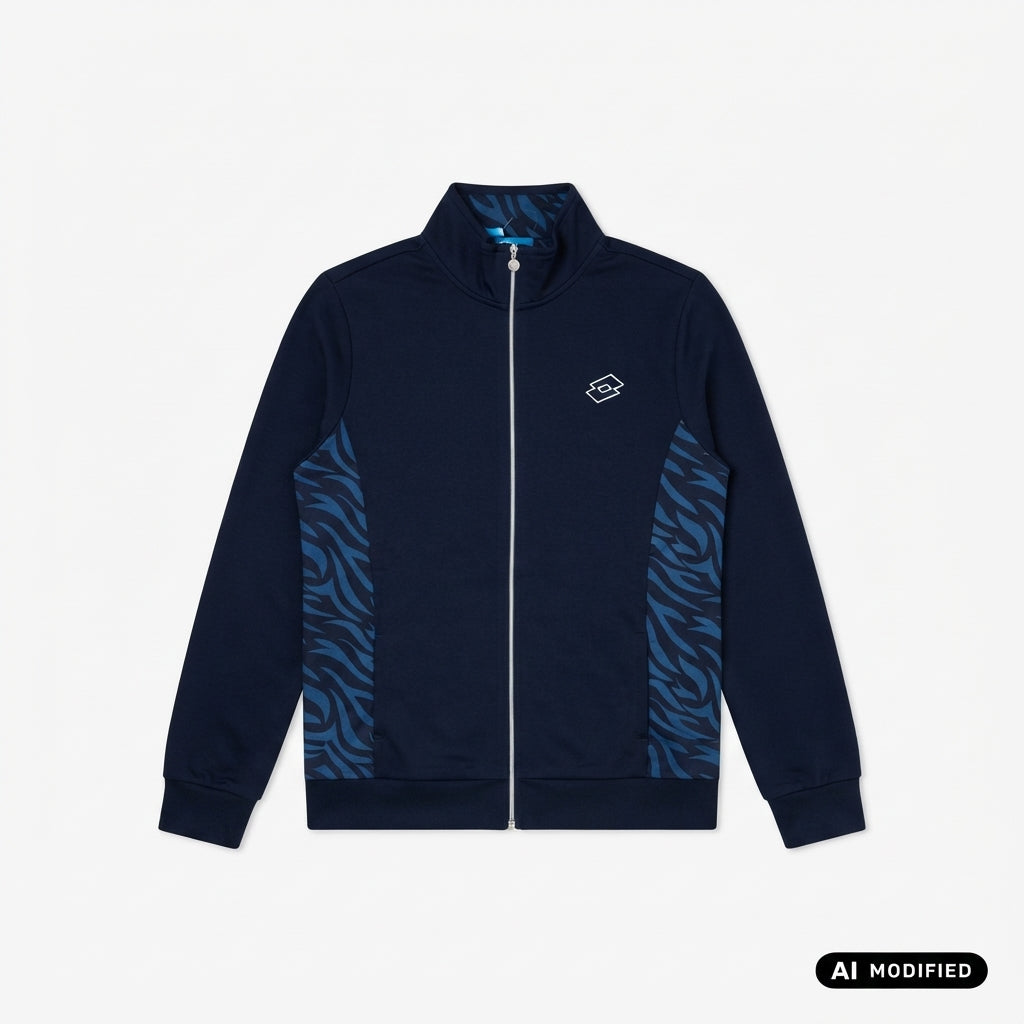 Lotto tuta sportiva felpata da donna Gal 222881 1C1 blu