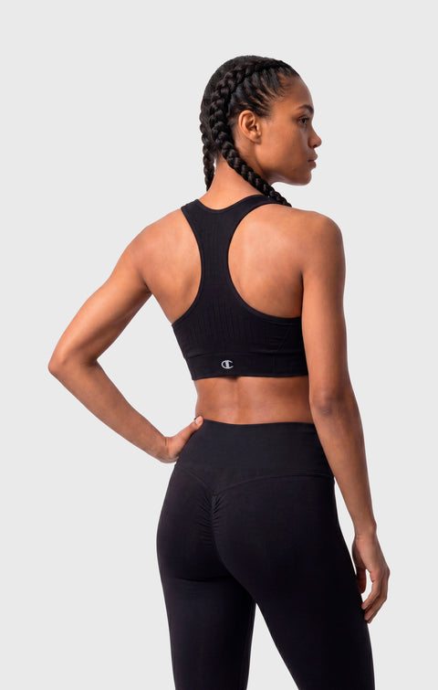 Champion Reggiseno Donna Seamless 117416-KK001 Nero