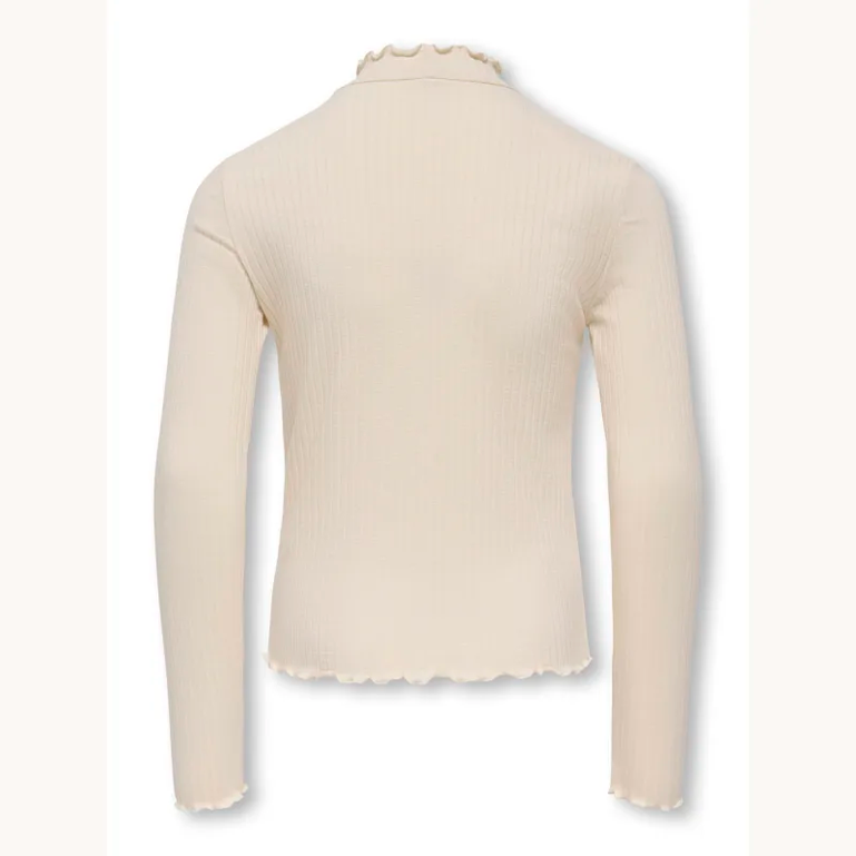 Only maglia da ragazza KOGFRANSISKA Top 15383013 bianco spento