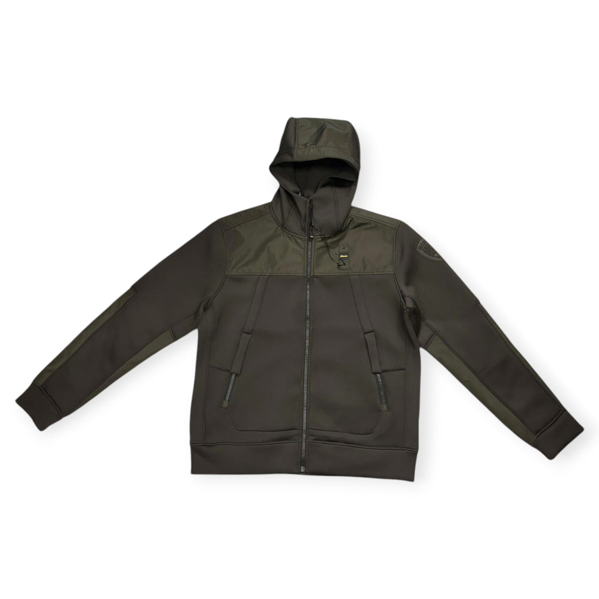 Blauer Felpa tecnica con cappuccio da uomo Wilbert 26WBLUF02398 007707 382 muschio