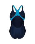 Arena Costume da donna intero Logo Swim Pro Back 006354 780 navy-turquoise