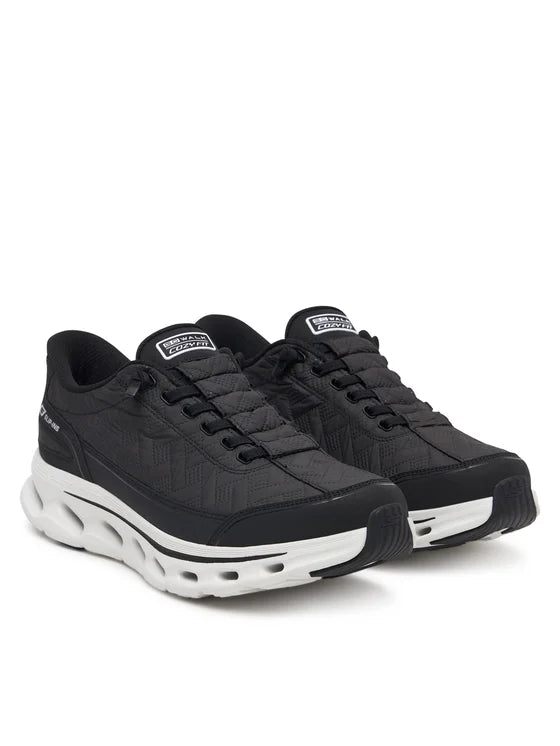 Skechers scarpa sneakers uomo Slip-ins GO WALK Glide-Step 2.0 Cozy Fit Walker 217035/BKW nera