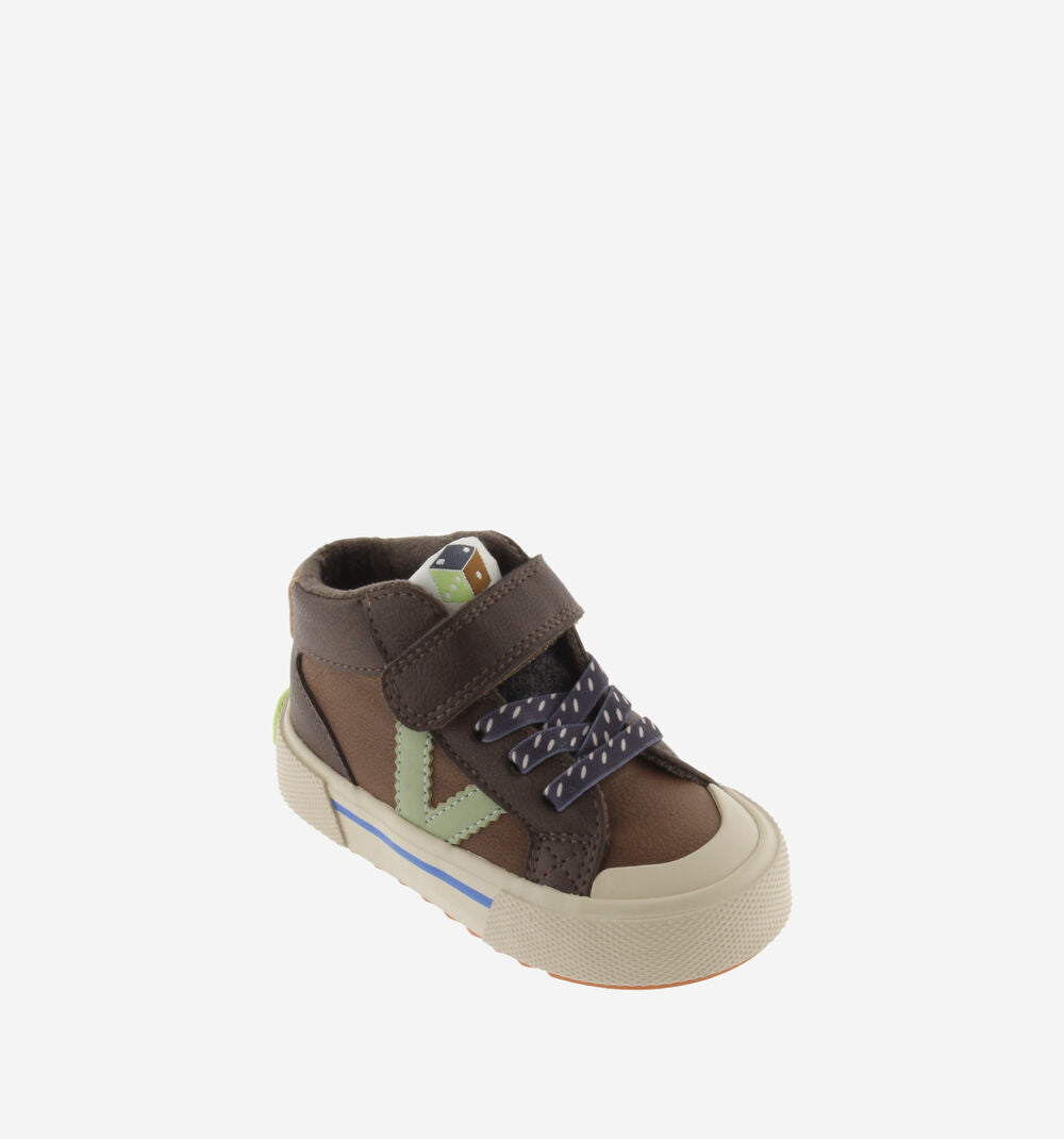 Victoria Sneakers Alta Bimbo Tribu 1065204 Marrone - Scarpe Junior Velcro