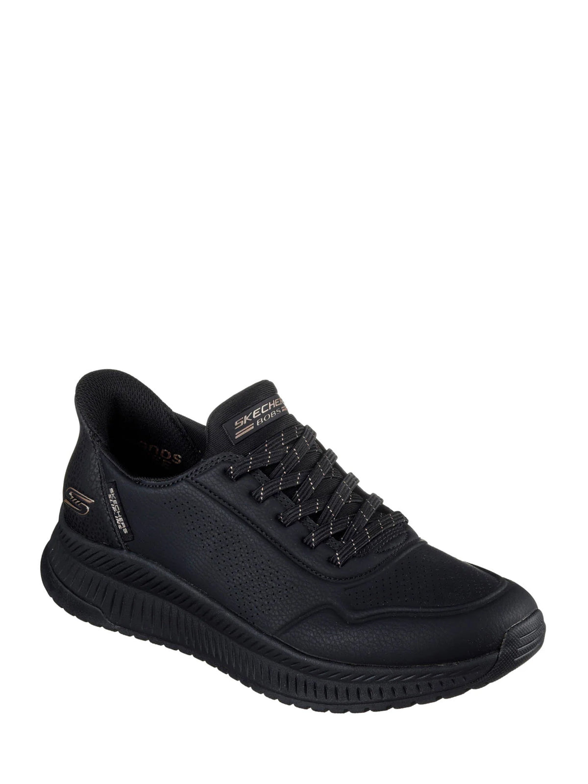Skechers scarpa sneakers da donna Slip-ins Bob Squad 4 Key Look 117740/BBK nera