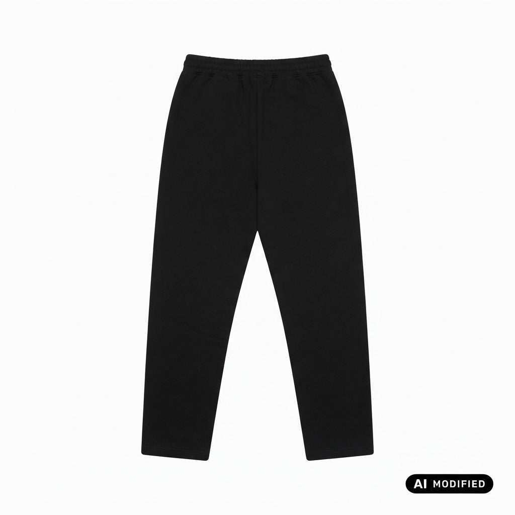 EA7 ARMANI Pantaloni Premium Label slim fit in jersey di viscosa uomo 7M002244 AF26240 UC001 nero