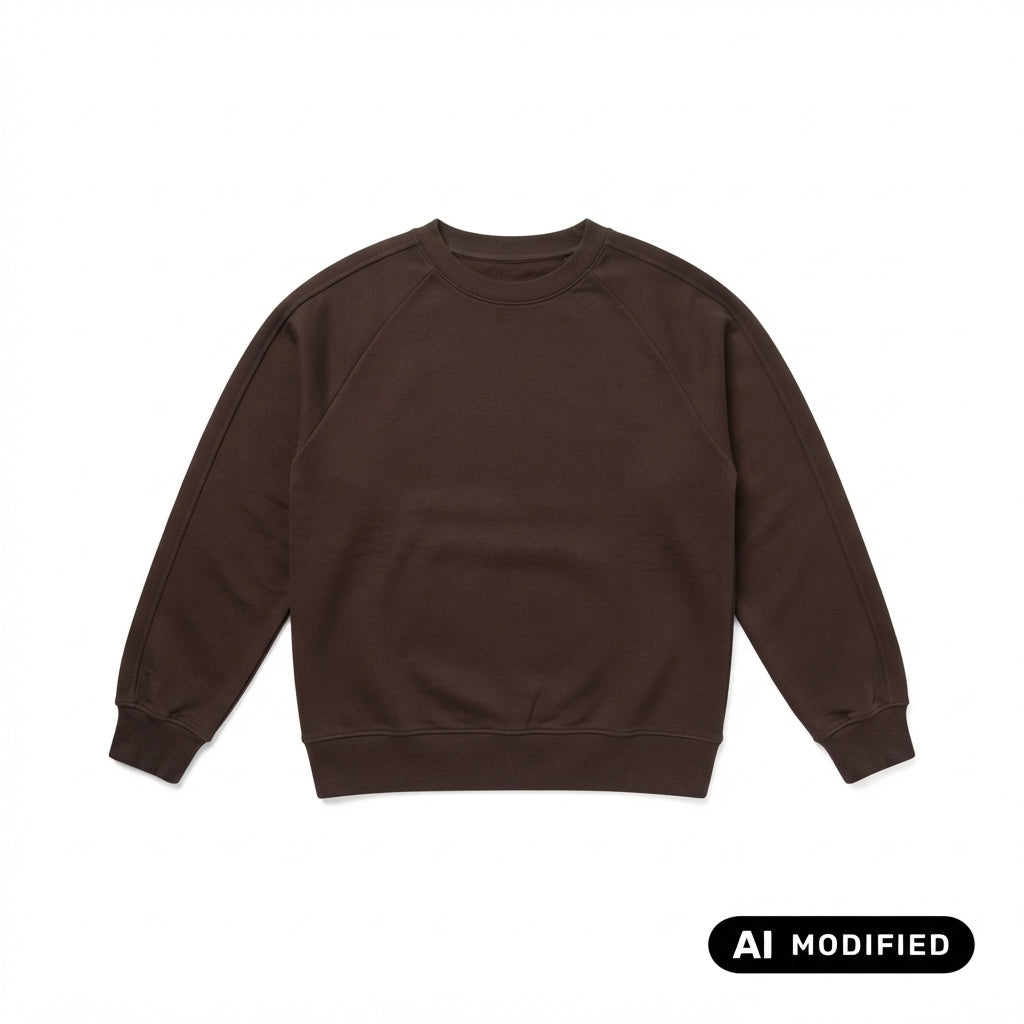 Yes Zee felpa da donna girocollo 1104 F005/NR00 0232 cioccolato