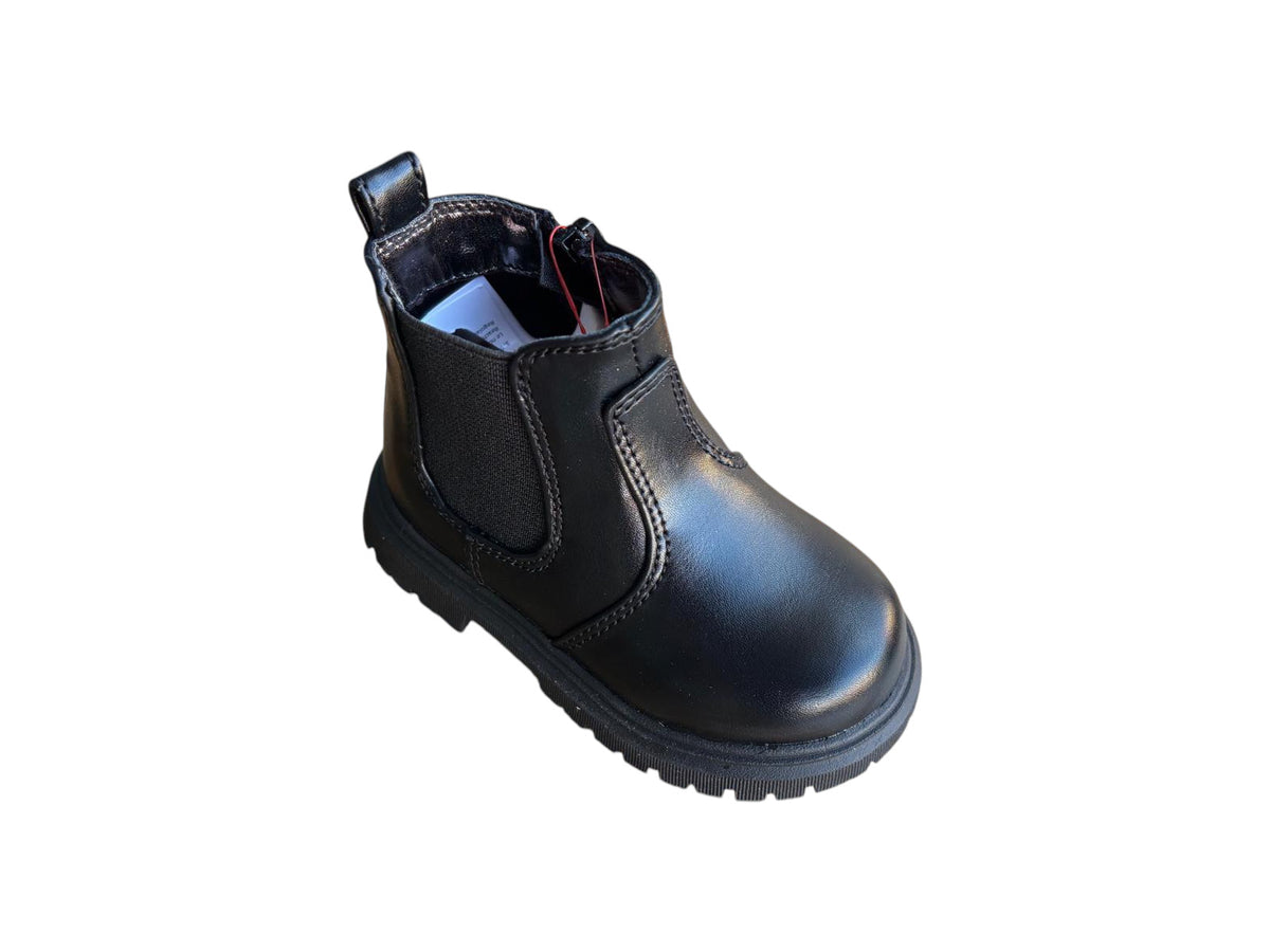 Cult stivale bimbo senza laccio con cerniera laterale T-431 20-26 nero