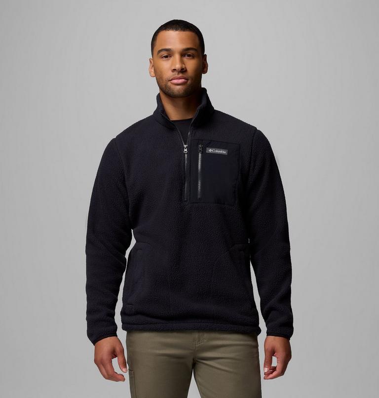 Columbia Felpa in pile bouclé con cerniera a metà lunghezza Jasper Ridge™ da uomo 2142411 010  nero