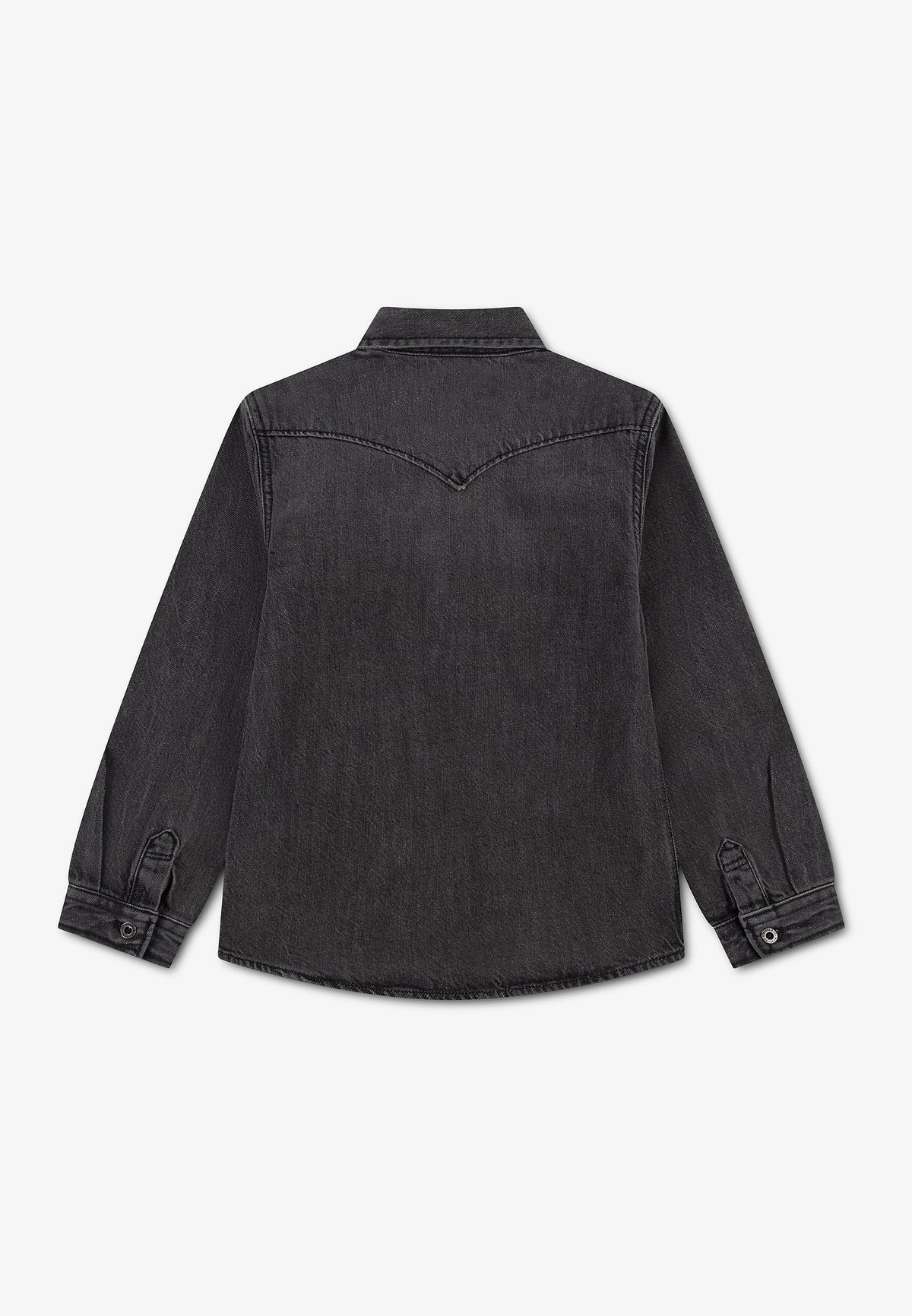 Levi's Incognito 9EL534-DAM Ragazzo Nero Slavato - Camicia Jeans
