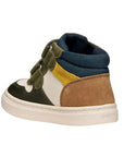 Geox Nashik Sneakers con strappo bimbo B465NA08522C1M3X beige-verde