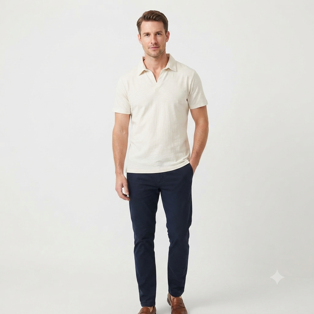Censured polo manica corta in cotone da uomo TM6402TJSSG 595 skull grey