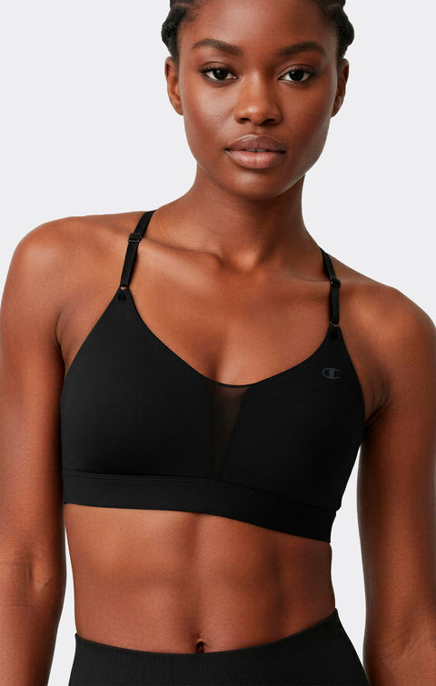 Champion Reggiseno Donna Performance Interlock Nero 117418-KK001 nero