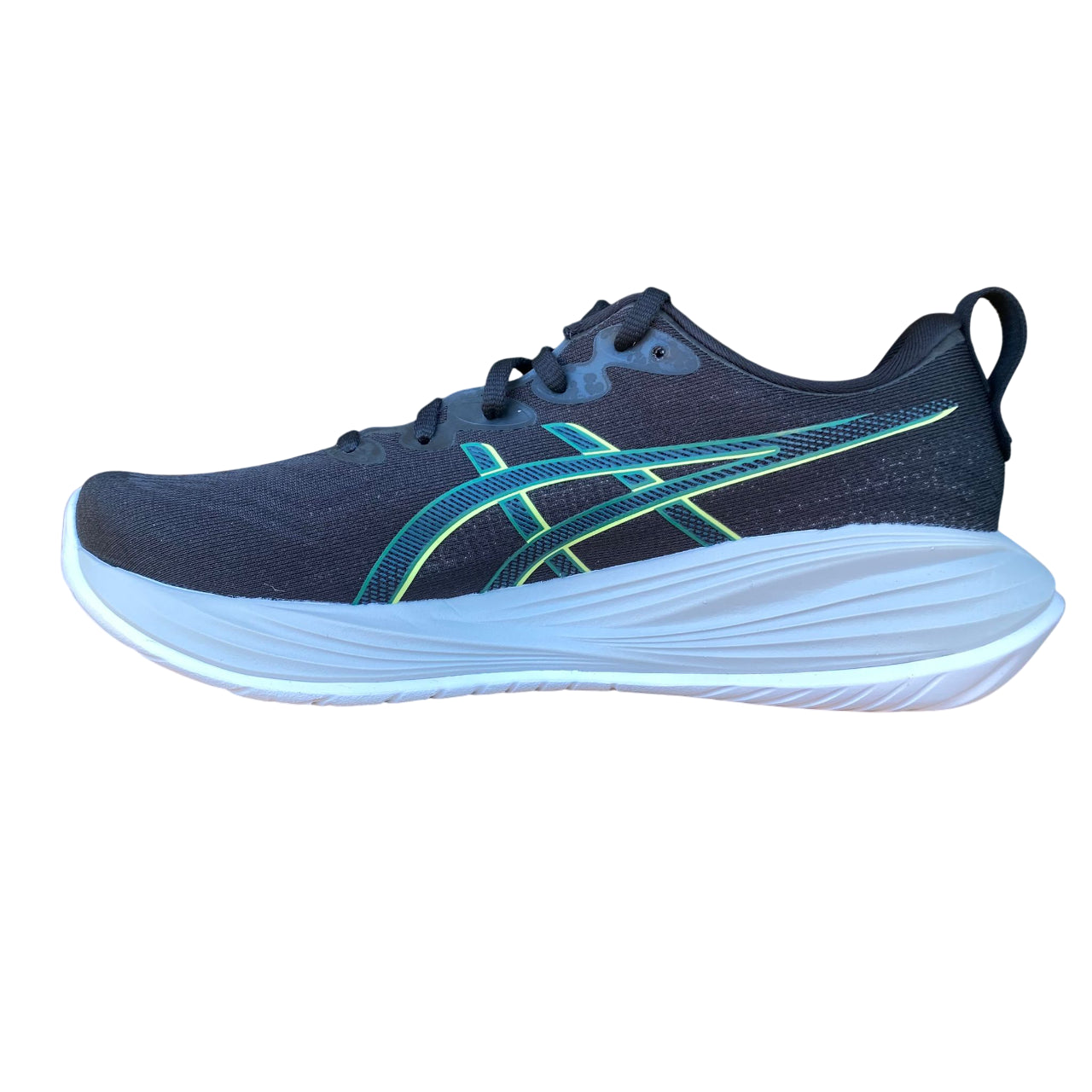 ASICS Gel-Cumulus 27 1011B960-004 Black/Lucid Yellow | Running uomo comfort PureGEL - interno lat 